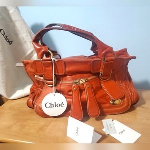 Authentic Chloe Large Leather Bag